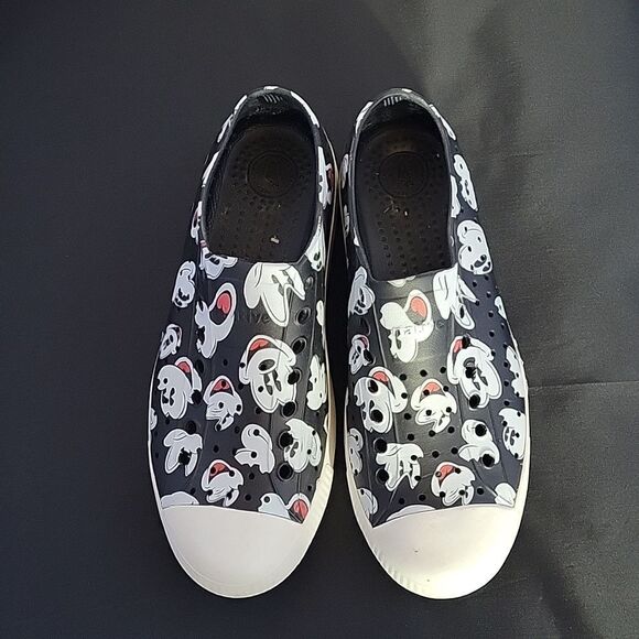 BRAND NEW DISNEY NATIVE SHOES MICKEY MOUSE ALL OVER PRINT - Picture 3 of 16